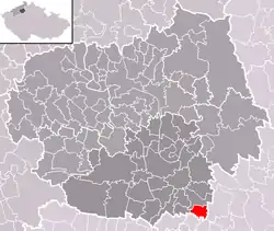 Localização de Horní Beřkovice