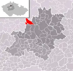 Localização de Horní Počaply