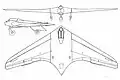 Desenho do Horten Ho 229 V1