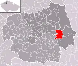 Localização de Hoštka