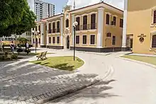 Prédio do Instituto Estadual Carlos Gomes, inaugurado em 1895, em Belém, no Pará.