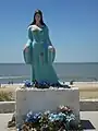 Estátua de Iemanjá na Barra do Chuí