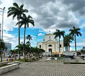 Praça Augusto Severo e IgrejaMatriz de Nossa Senhora da Conceição