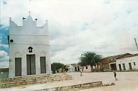 Igreja da Nossa Senhora da Conceição nos anos 90 - Palestina - Orós