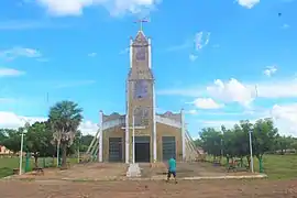 Arquitetura da frente da Igreja matriz (Fotoː Moacir Ximenes).