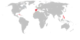 Localização de Espanha