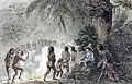 Índios Puris em cerimônia de dança(Lalaisse, c. 1835)