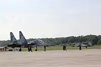 Caças SU-30 MK da força aérea.