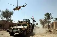 Forças especiais iraquianas em ação