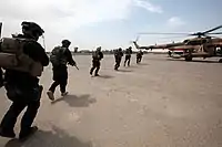 Militares do Iraque em treinamento