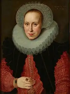Isabeau (Isabella) Amsinck, née de Hertoghe (1583-1636), membro do grupo patrício das Sete casas nobres de Bruxelas