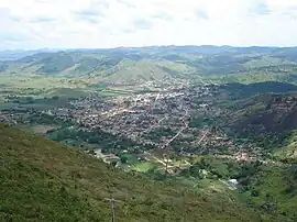 Cidade vista do "Morro da Torre de TV"