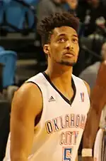 Tokoto jogando pelo Oklahoma City Blue em janeiro de 2016