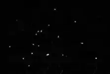 18 fotos da mesma imagem pelos 18 segmentos de espelho sem foco.