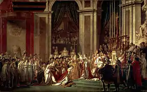 A coroação de Napoleão, 1805-1807