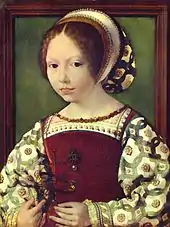 Uma jovem princesa (possivelmente Dorotéia da Dinamarca) 1530