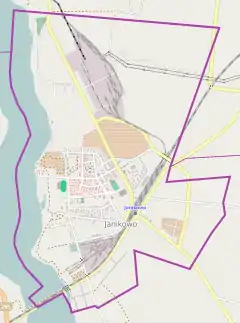 Localização de Janikowo na Polónia