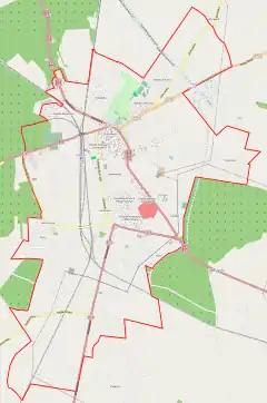 Localização de Jarocin na Polónia