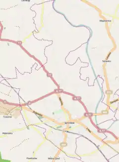 Localização de Jarosław na Polónia