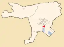 Localização do bairro Jatobá na cidade de Patos - PB.