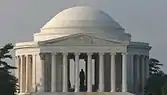 Elaboração do frontão da Declaração de Independência (1939–1943), Jefferson Memorial, Washington, D.C.