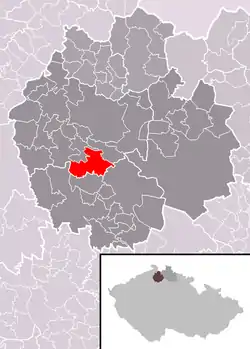 Localização de Jestřebí