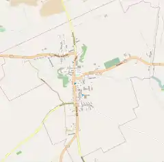 Localização de Jeziorany na Polónia