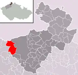 Localização de Jílové