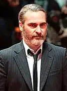 Joaquin Phoenix no Festival Internacional de Cinema de Berlim 2018, em Berlim, Alemanha