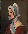 Johan Thomas Lundbye: Retrato de Cathrine Lundbye, mãe do artista, 1836
