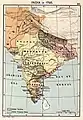 Map of India in 1795.