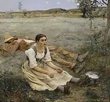 Ceifa  (1877), de Jules Bastien-Lepage, no Museu de Orsay, em Paris