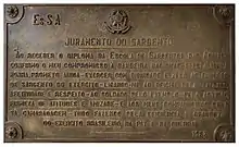 Juramento do Sargento Escola Sargentos das Armas ESA - 1953