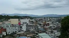 Vista do centro de Kanoya