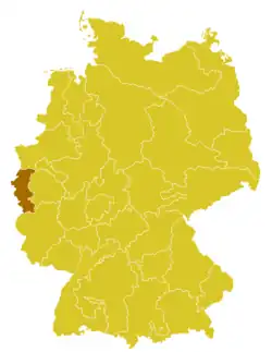 Mapa da área da diocese