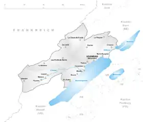 Localização de Neuchâtel
