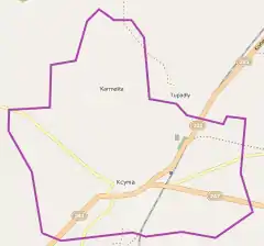 Localização de Kcynia na Polónia