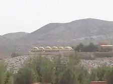 Vista de cadeias Ougarta em Kerzaz