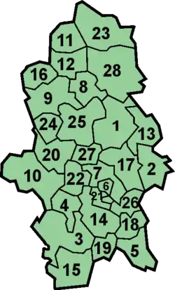 Die Gemeinden Mittelfinnlands