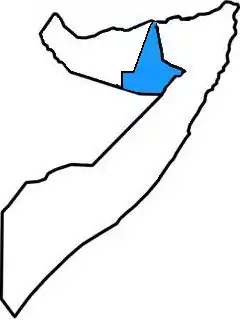 Localização de Khatumo