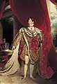 O Rei Jorge IV em suas vestes de coroação, por Thomas Lawrence.