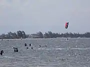 Kitesurf na Laguna, na altura de Figueira, Arraial do Cabo