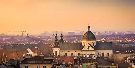 Vista à distância.