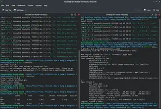 De esquerda para a direita