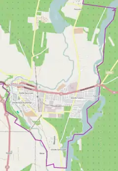 Localização de Koronowo na Polónia