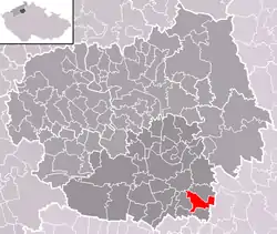 Localização de Kostomlaty pod Řípem