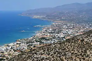 Mália e a baía de Mália