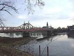 Krosno Odrzańskie - ponte sobre o rio Óder