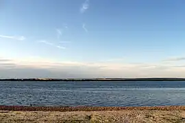 A orlas da barragem de Kursk