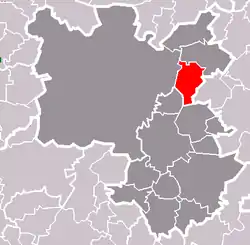 Localização de Kyšice